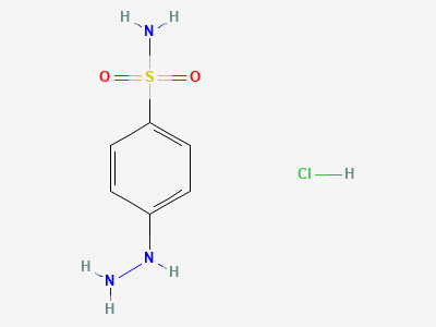 4-Hydrozino benzene sulphonamide hydrochloride (HBSH) Structure