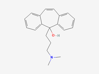 5-(3-(Dimethylamino)propyl)-5H-dibenzo[a,d][7]annulen-5-ol (also known as Cyclobenzaprine Related Compound A / Cyclobenzaprine alcohol ) Structure