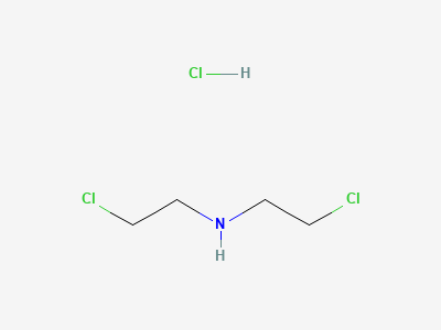 Bis(2-chloroethyl)amine hydrochloride Structure