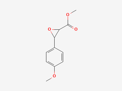 Methyl 3-(4-methoxyphenyl)oxirane-2-carboxylate (commonly known as methyl p-methoxyphenylglycidate) Structure