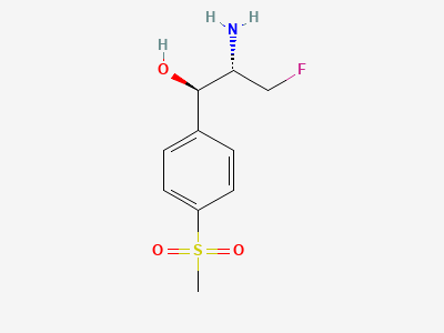 (1R,2S)-1-[4-(Methylsulfonyl)phenyl]-2-amino-3-fluoro-1-propanol (Fluoro amine) Structure