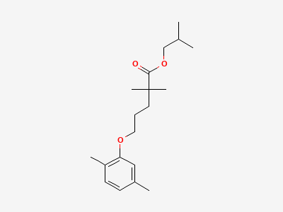 Gemfibrozil isobutyl ester Structure