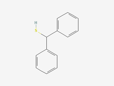 Diphenylmethanethiol Structure