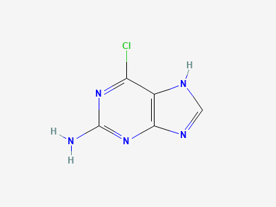 Name: 6-chloro-9h-purin-2-amine (Penciclovir ) Structure